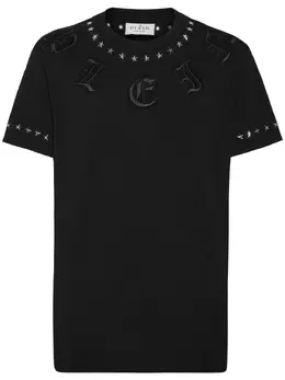 Philipp Plein: Чёрная футболка  Gothic