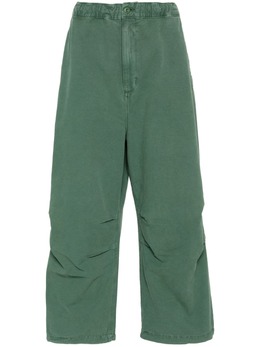 Carhartt WIP: Зелёные брюки 