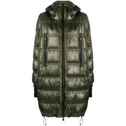 Moncler: Тёмный пуховик 