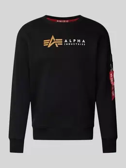 Alpha Industries: Чёрный свитшот 