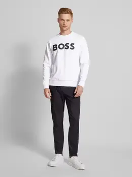 BOSS: Белый свитшот 