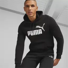 Puma: Чёрная толстовка  Ess