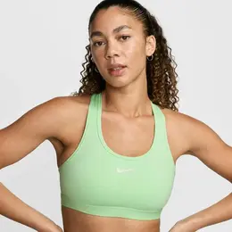 NIKE: Зелёный топ  Swoosh