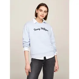 TOMMY HILFIGER: Голубой свитшот 