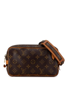 Louis Vuitton Pre-Owned: Коричневая сумка через плечо 