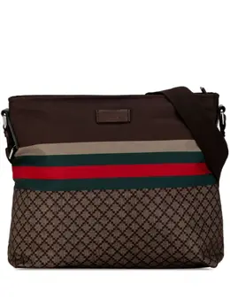 Gucci Pre-Owned: Коричневая сумка через плечо 