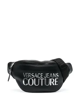 Versace Jeans Couture: Чёрная сумка 