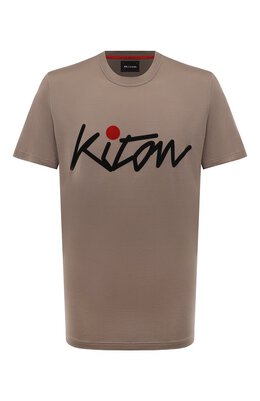 Kiton: Хлопковая футболка 