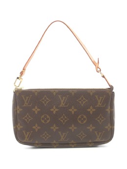 Louis Vuitton Pre-Owned: Коричневый клатч 