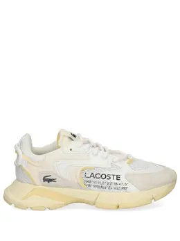 Lacoste: Белые кроссовки 