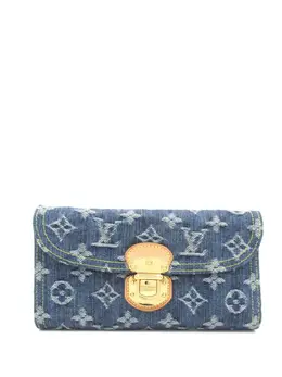 Louis Vuitton Pre-Owned: Голубой кошелёк 