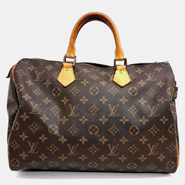 Louis Vuitton: Коричневая сумка  Speedy