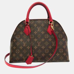 Louis Vuitton: Коричневая сумка 