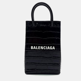 Balenciaga: Чёрная сумка  Shopping