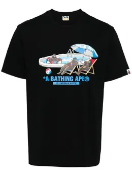 A BATHING APE®: Футболка с принтом 