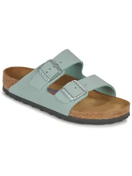 Birkenstock: Голубые сабо 