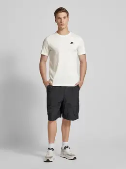 Nike: Белая футболка 