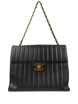 CHANEL Pre-Owned: Чёрная сумка 