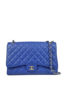 CHANEL Pre-Owned: Голубая сумка 