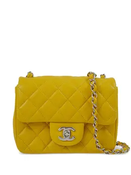 CHANEL Pre-Owned: Жёлтая сумка 