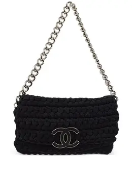 CHANEL Pre-Owned: Чёрная сумка 