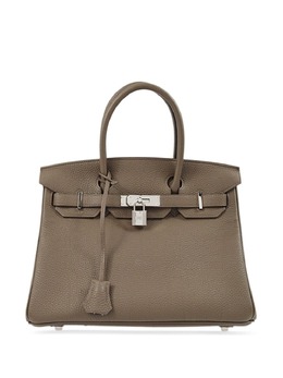 Hermès Pre-Owned: Серебристая сумка 