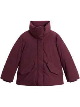 Woolrich: Бордовая куртка 