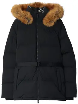 Burberry: Чёрное пальто 