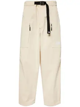 The North Face: Белые брюки  Logo