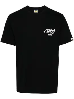 A BATHING APE®: Чёрная футболка 