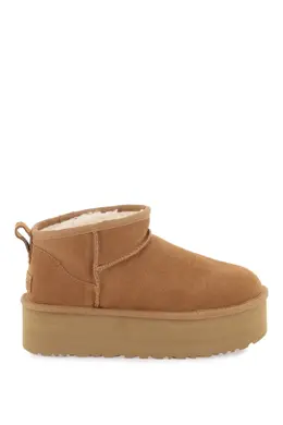 Ugg: Коричневые ботинки  Ultra Mini