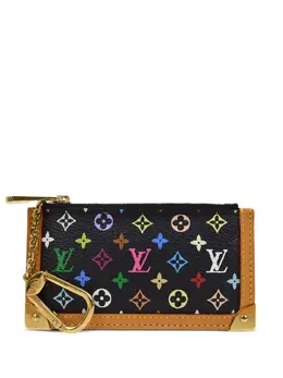 Louis Vuitton Pre-Owned: Чёрный кошелёк 