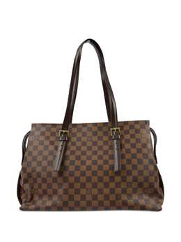 Louis Vuitton Pre-Owned: Коричневая сумка-шоппер 