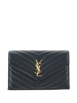 Saint Laurent: Чёрный кошелёк  Envelope