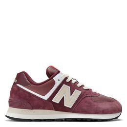 New Balance: Красные кроссовки  574