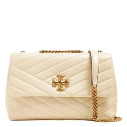 Tory Burch: Бежевая сумка  Kira Chevron