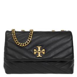 Tory Burch: Чёрная сумка  Kira Chevron