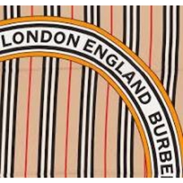 Burberry: Шарф  Icon Stripe в полоску