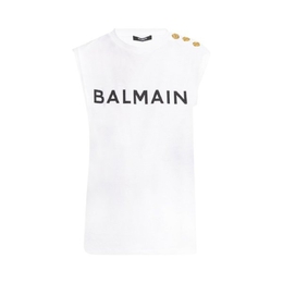 Balmain: Чёрный топ 