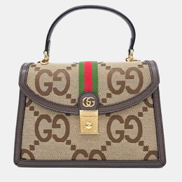 Gucci: Коричневая сумка  Ophidia