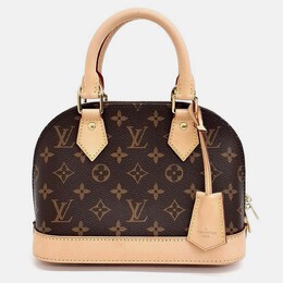 Louis Vuitton: Коричневая сумка  Alma BB