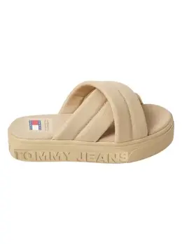 Tommy Jeans: Бежевые сабо 