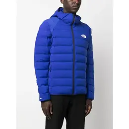 The North Face: Синий пуховик 