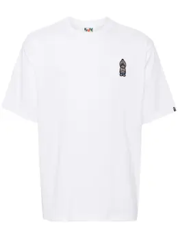 A BATHING APE®: Белая футболка 