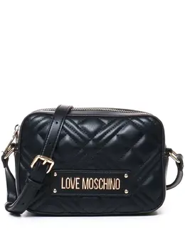 Love Moschino: Чёрная сумка через плечо 