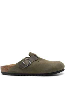 Birkenstock: Зелёные сандалии  Boston