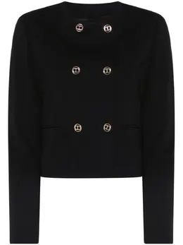 TWINSET: Чёрный жакет 