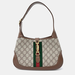 Gucci: Бежевая сумка  Jackie