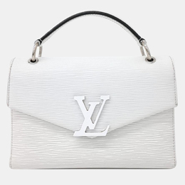 Louis Vuitton: Белая сумка  Pochette