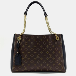 Louis Vuitton: Коричневая сумка 